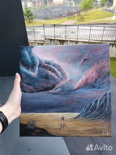 Проэпилог. Потерянные. Картина акрилом