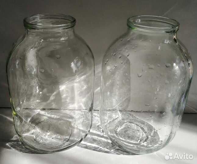 Банки стеклянные 2-х и 3-х литровые