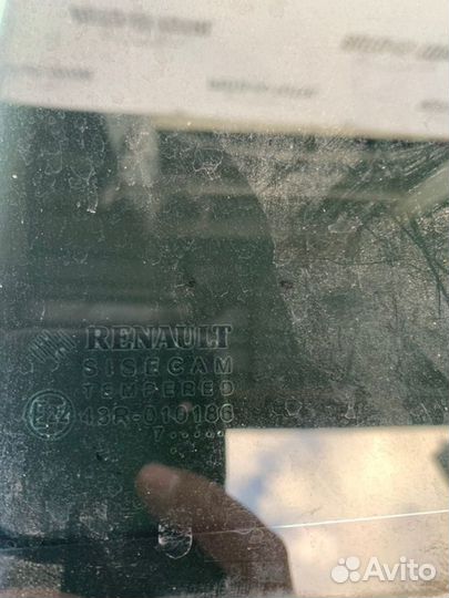 Стекло двери заднее левое Renault Logan 2 K4MA812