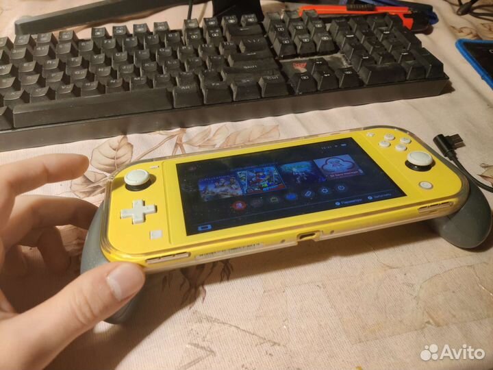 Nintendo switch lite прошитая (128 gb)