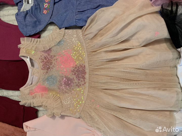 Вещи пакетом на девочку 68 74