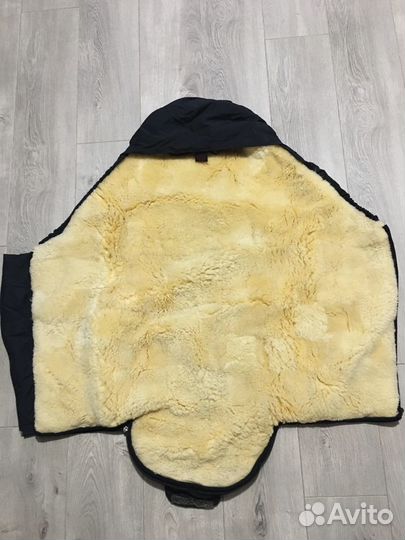 Зимний меховой конверт christ в коляску на овчине