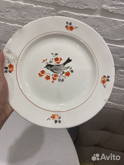 Тарелка зик конаково СССР