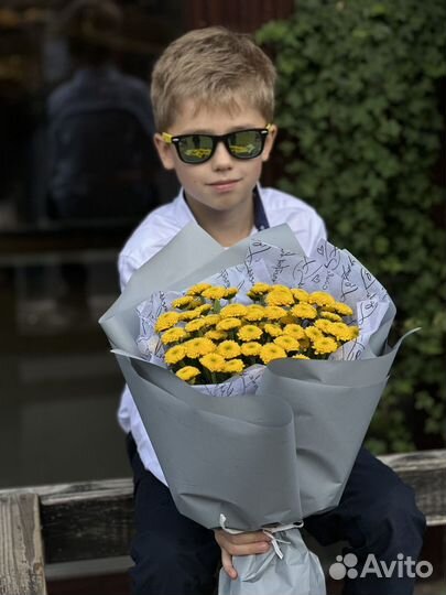 Букет из яркой сантини