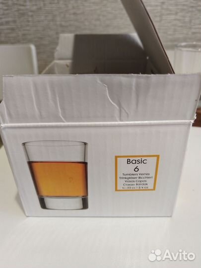 Новые стопки Pasabahce 6 штук