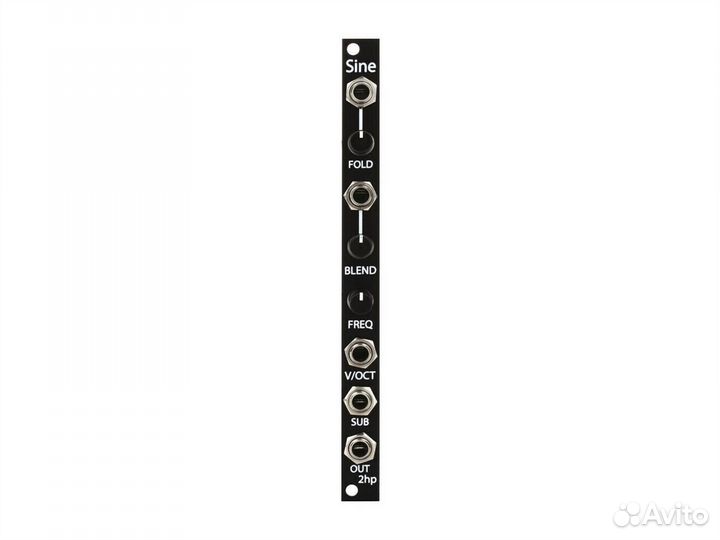 2hp Sine Silver Eurorack модуль