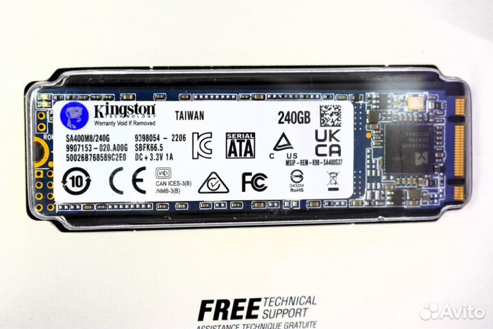 SSD KingSton M.2 2280 240 GB