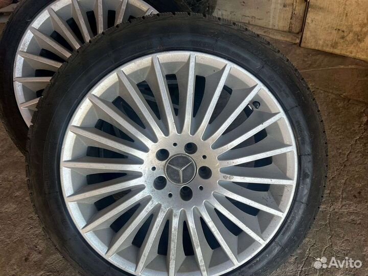 Колеса на mercedes r19 разноширокие