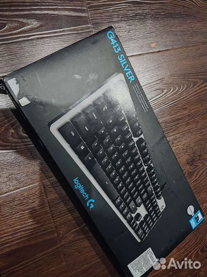 Клавиатура Logitech g413 silver