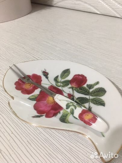 Селедочница, лимонница с вилкой Elan gallery