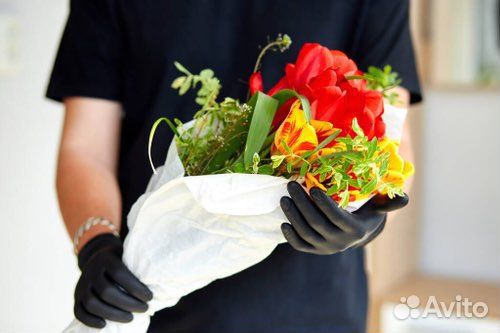 Перчатки нитриловые 100шт