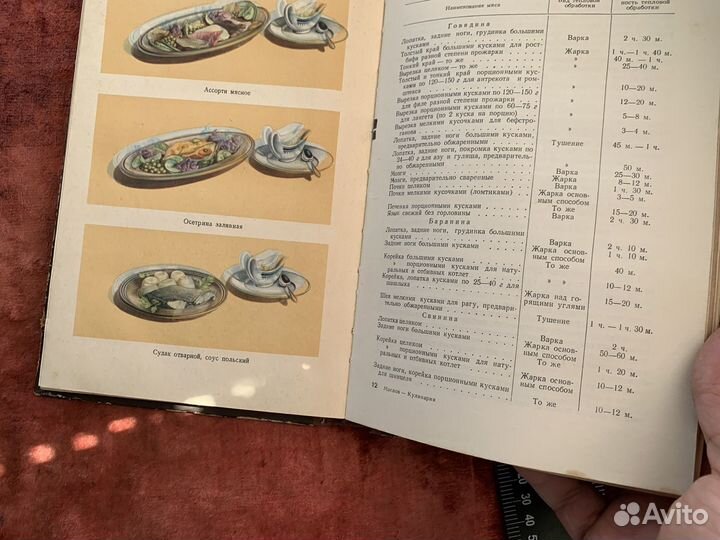 Кулинария. 1955 г. Авт. Маслов. Учебник