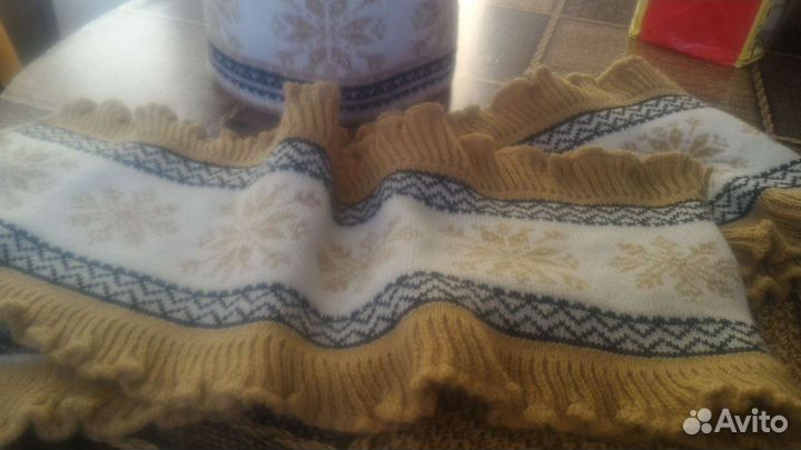 Комплект шапка и шарф