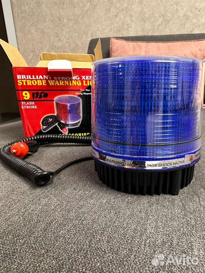 Маяк проблесковый синий