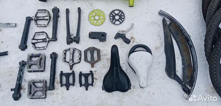 Детали для велосипеда. Преимущественно BMX