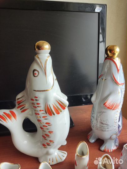 Графин СССР рыбки