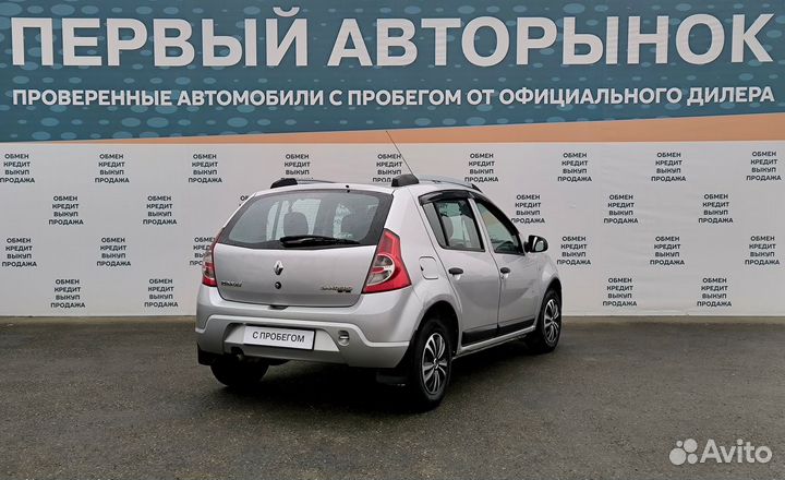 Renault Sandero 1.6 МТ, 2012, 166 000 км