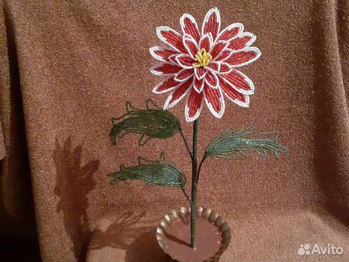 Цветы из бисера