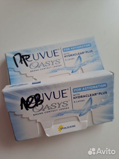 Линзы контактные acuvue oasys астигматизм