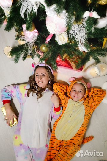 Кигуруми тигр детский рост 128-134