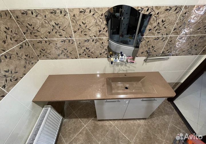 Столешница для ванной и кухни, акрил