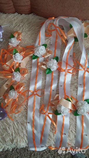 Украшение на свадебный автомобиль