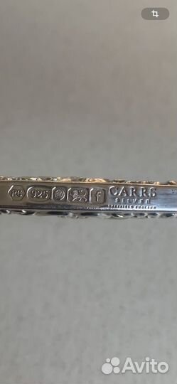 Рассчечка carrs silver с серебрянным основанием