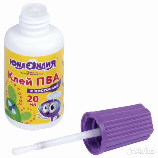 Клей пва с кисточкой, 20 г