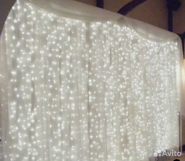 Гирлянда штора 3х2