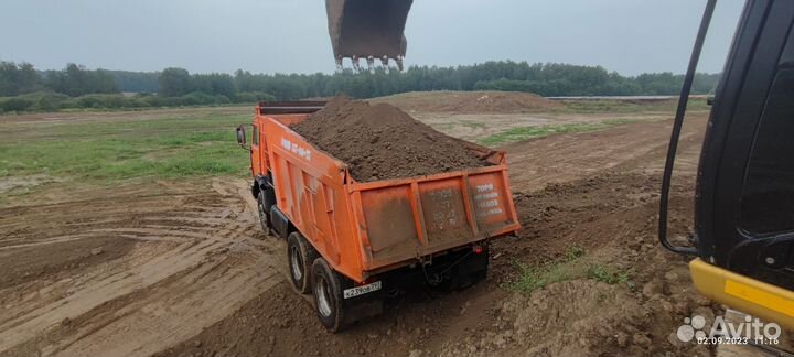 Песок. Щебень. Отсев. Грунт. Навоз