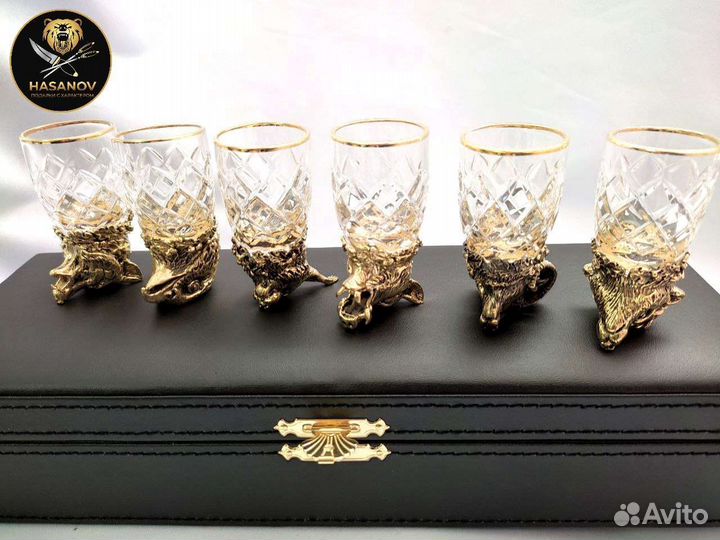 Подарочный набор рюмок подарок мужчине