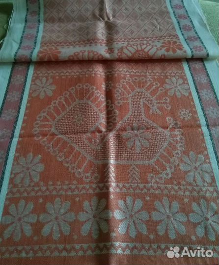 Полотенца времён СССР: лён - жаккард, вафельные