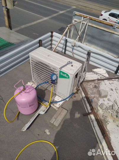 Чистка, Монтаж кондиционеров