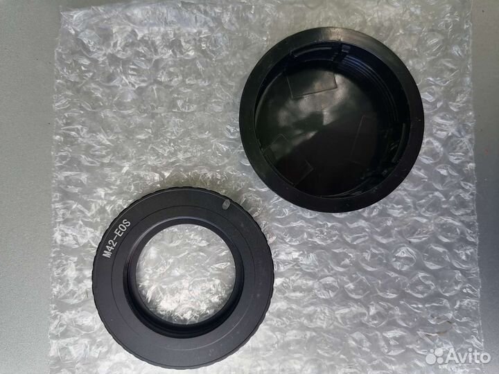 Переходник адаптер с чипом м42 Canon (Зенит-EOS)