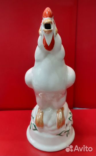 Фарфоровый штоф «Петух». СССР. 26 см