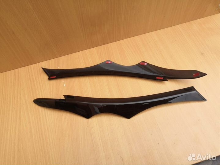 Реснички на фары Daewoo Nexia (рестайлинг)