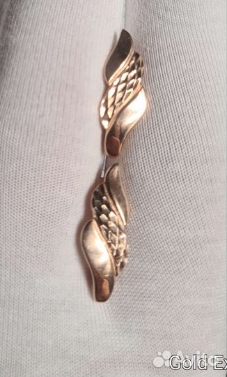 Золотые серьги 585 пробы