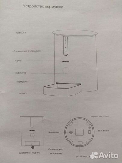 Автокормушка для кошек, собак