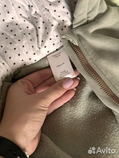 Комбинезон с начесом для малышей мишка 68