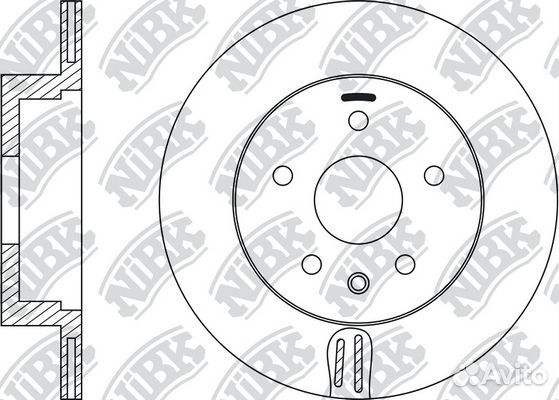 Диск тормозной задний