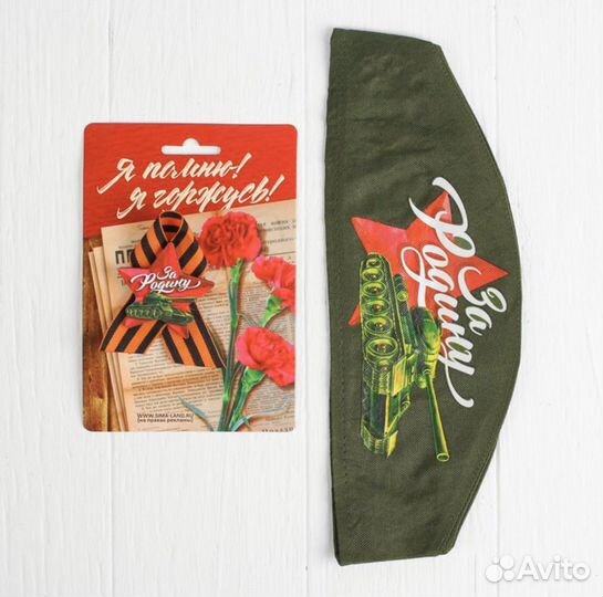 Пилотка и значок