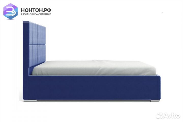 Кровать Пассаж синяя