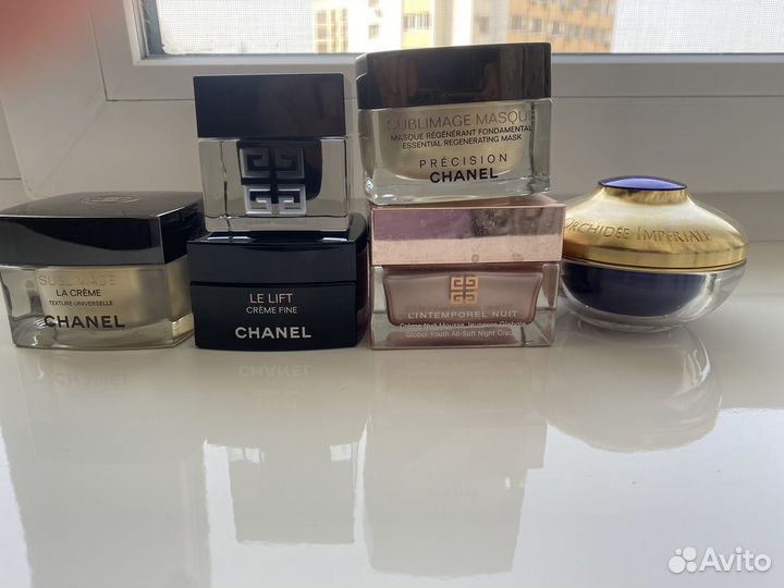 Пустые баночки из под кремов за штуку