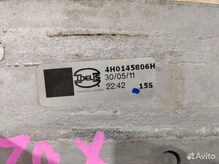 Интеркулер Audi A8 D4 (S8,RS8) 4H0145806H