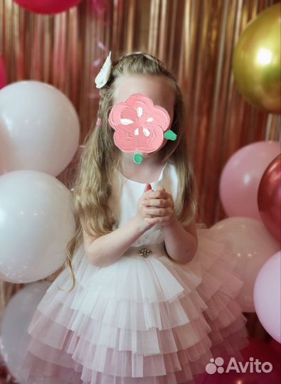 Нарядное платье для девочки 104