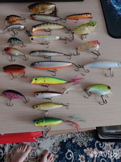 Воблеры + сумка