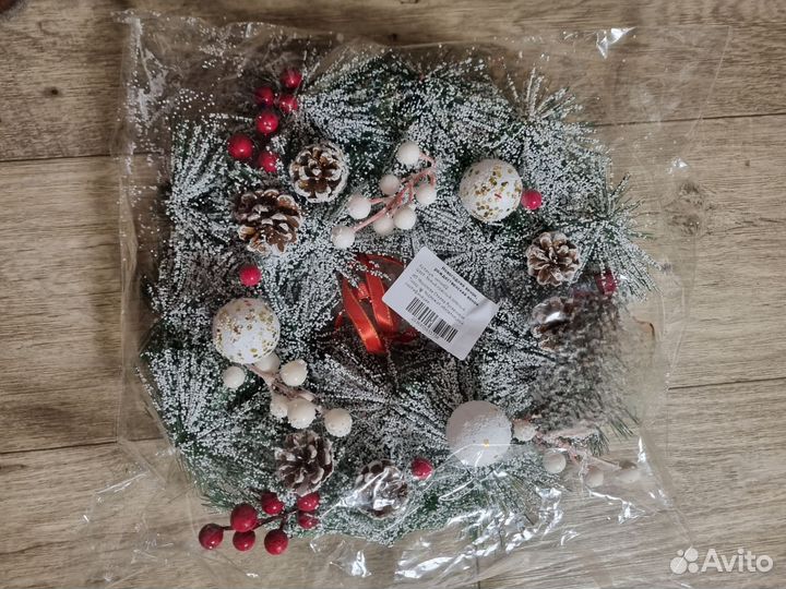 Новогодний венок новый