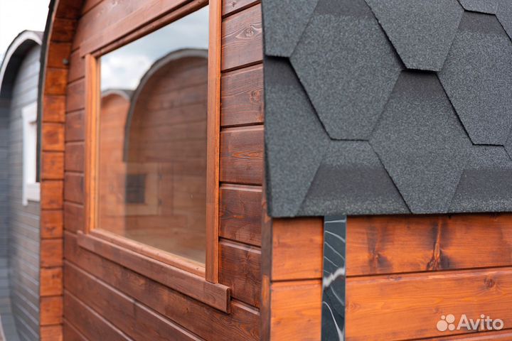 Баня бочка под ключ