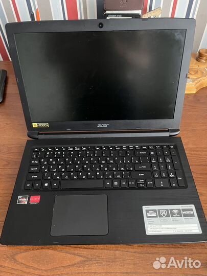 Ноутбук acer aspire 3 на ryzen5