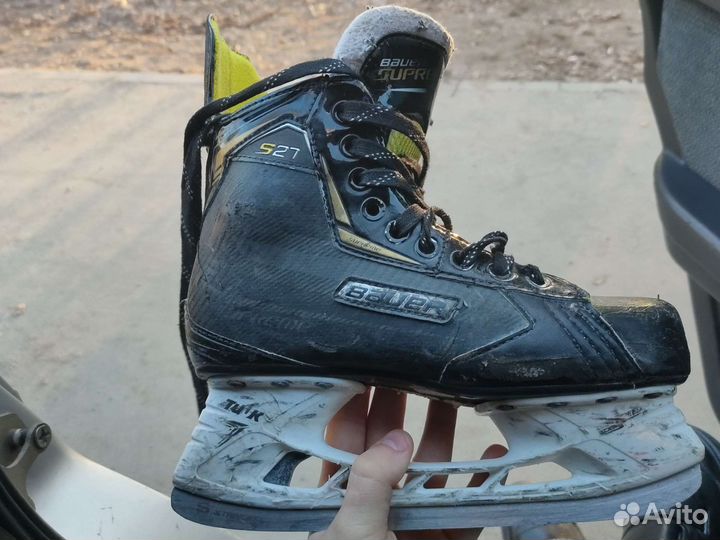 Хоккейные коньки bauer 39-40 размер